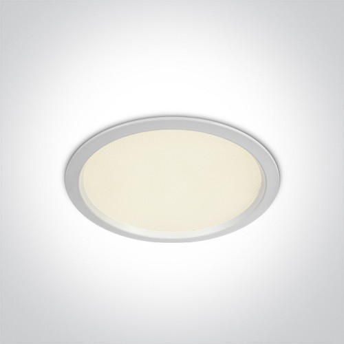 Panou incastrat LED 24W, rotund, culoare alb