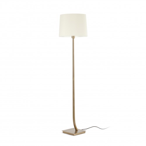 Lampadar Rem, finisaj bronz - alb