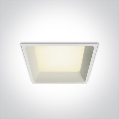 Panou incastrat LED 22W, dreptunghiular, lumina alb neutra 4000K, culoare alb