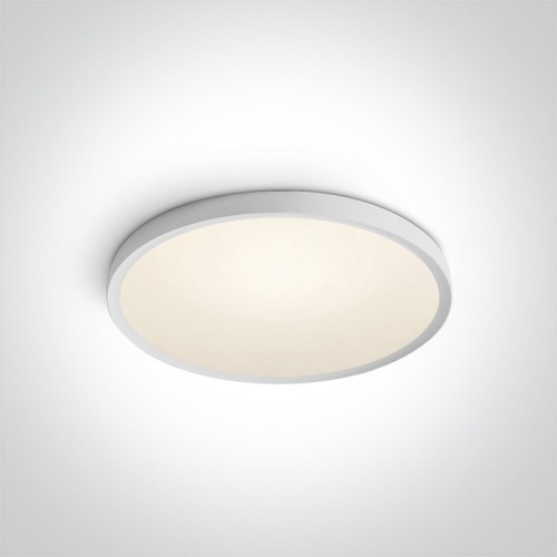 Plafoniera LED 40W, rotunda, lumina alb neutra 3000K, culoare alb