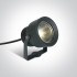 Proiector LED gradina 20W, lumina alb calda 3000K, optica 50°, finisaj antracit