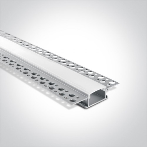 Profil incastrat trimless pentru banda LED, latime difuzor 24mm