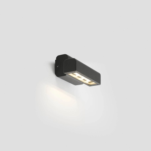 Aplica perete exterior LED 8W Balic, lumina reglabila 2700-3000K-4000K, finisaj negru